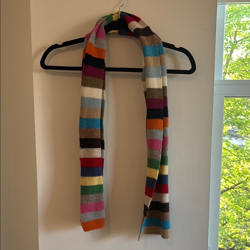 Vintage Gap Striped Knit Scarf